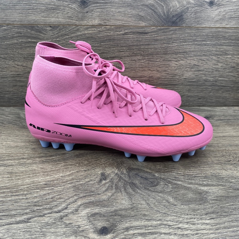 Nike Zoom Mercurial Superfly 10 Academy Soccer Cleats Mens 6.5 Pink FQ8329-600